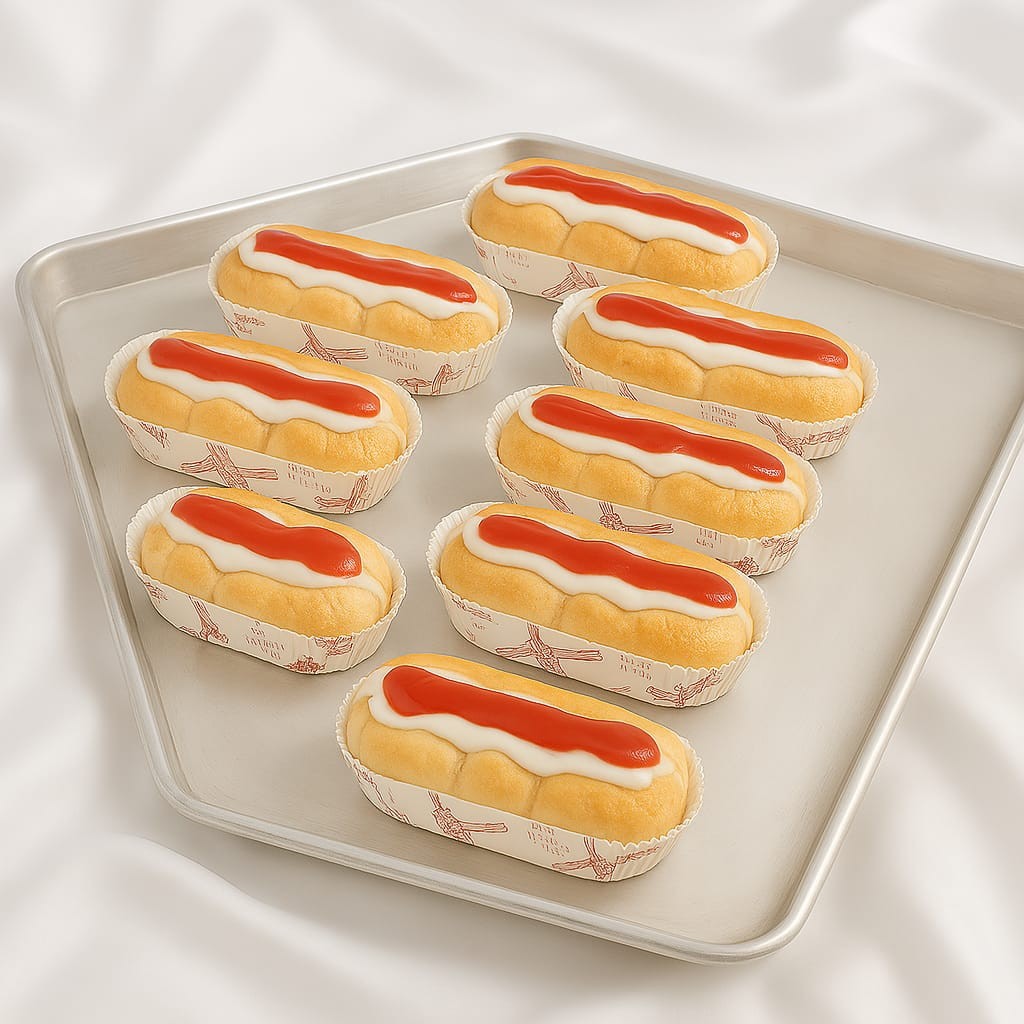 Handmade Sausage Pizza Buns