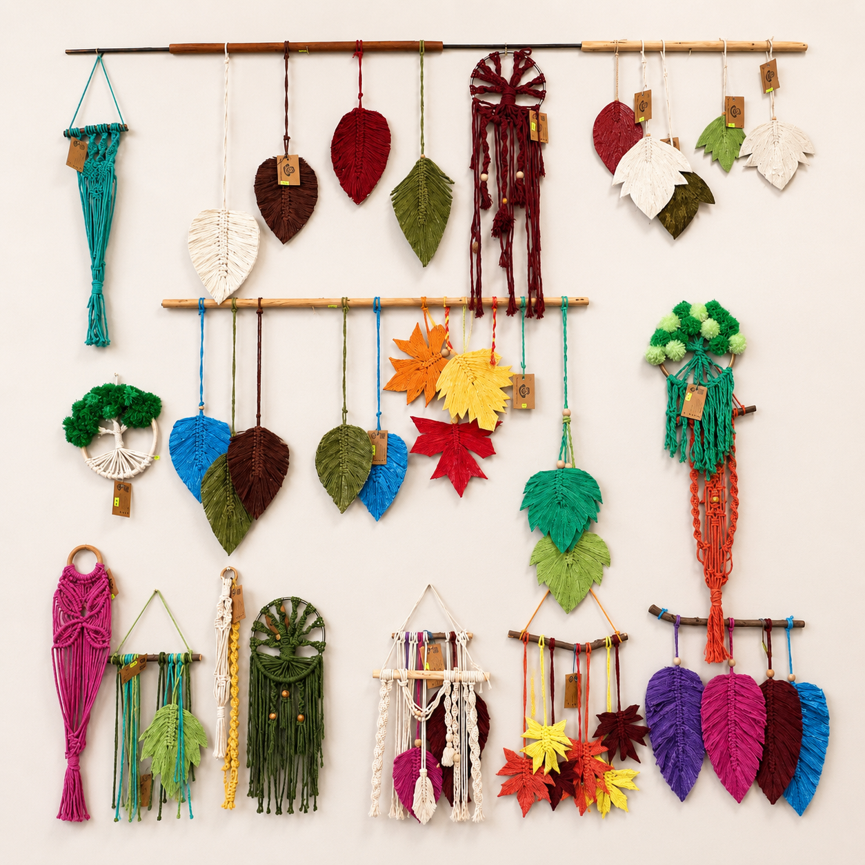 Handcrafted Macramé Wall Hanging (Medium Size)